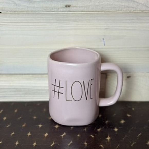 Rae Dunn #Love Mug, Unique Coffee Tea Cup, Display Decor - Picture 1 of 1